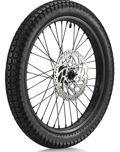 SHE7971 - Front Wheel Assembly (J-Bend Hub) 16'' Black spoke - Pro S