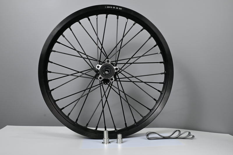 SHE8052 - Rear Hub Assy w/o Tire-1.85*18'' (Straight-pull Hub) - SS3.0/SR/Pro 4.0