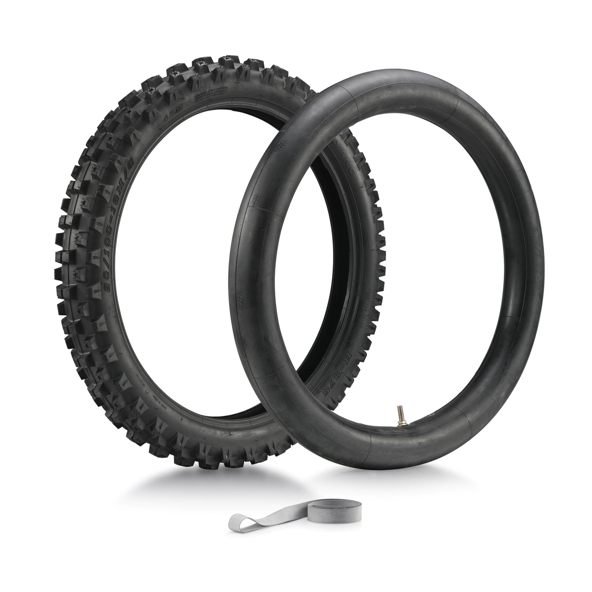 SHE7071 - Fatty(off-road) 80/100-19 Front Tire +Tube+Rim Stripe - All Models