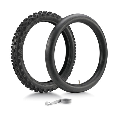 SHE7071 - Fatty(off-road) 80/100-19 Front Tire +Tube+Rim Stripe - All Models