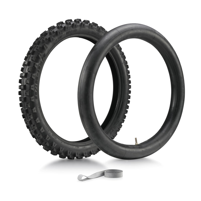 SHE7071 - 80/100-19" Fatty(off-road) Front Tire +Tube+Rim Stripe - All Models