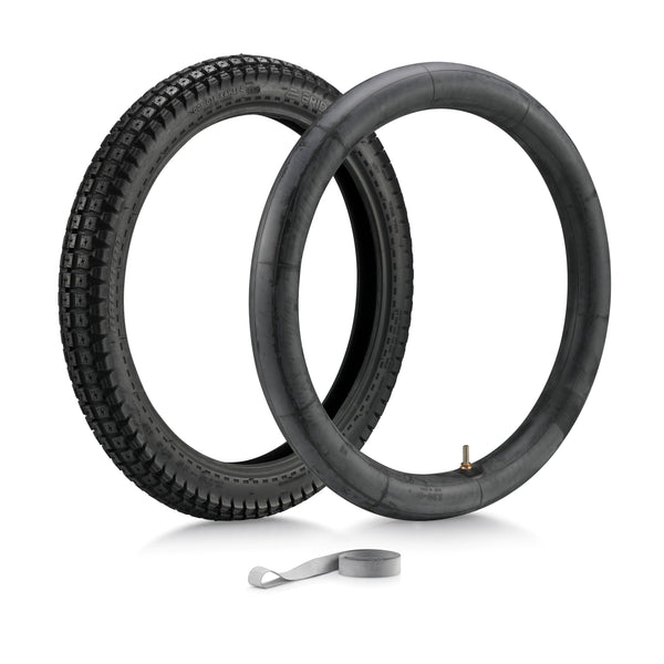 SHE7004 - BABYFAT Front Tire 2.75-19 +Tube+Rim Stripe - All Models