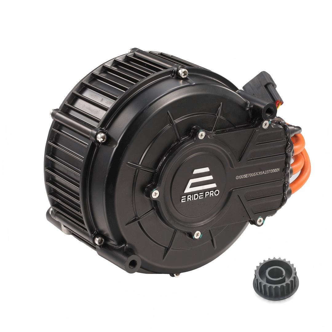SHE7835 - 5KW Motor with pulley (Peak Power 12KW) (wIth 1gear & bolts kit ) - ProS/SS2.0